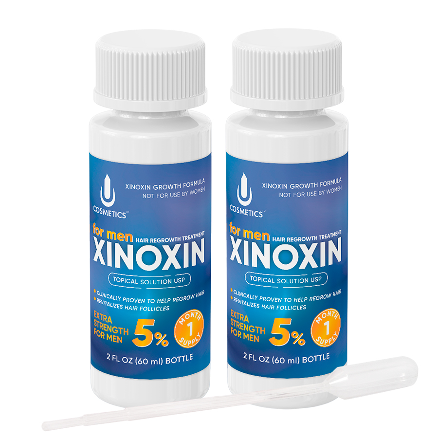 Ксиноксин XINOXIN UNO 5%, 2 флакона + неоригинальная пипетка - фото 1