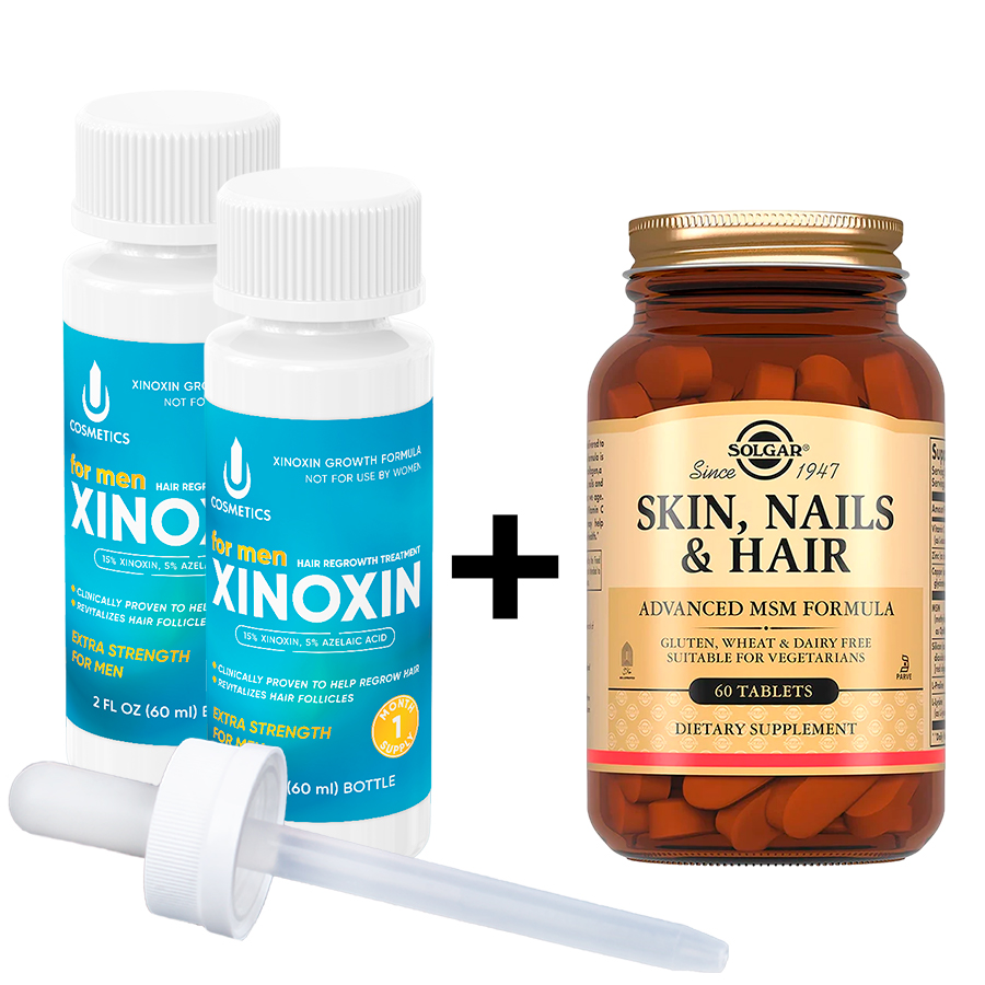 

Ксиноксин XINOXIN UNO 15%, 2 флакона + ПОДАРОК Комплекс Solgar Skin Nails & Hair