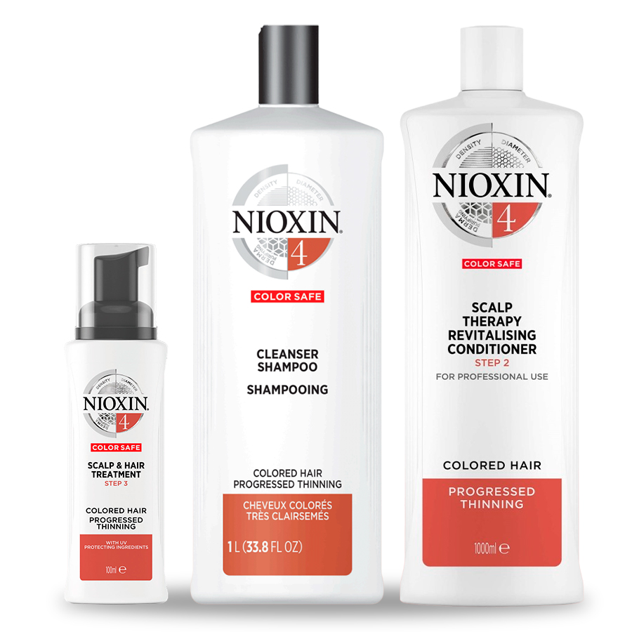 NIOXIN Система №4 Набор для истонченных волос
