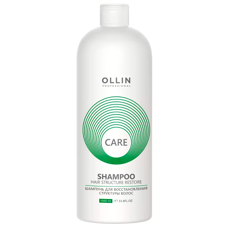 Шампунь для восстановления структуры волос "CARE" OLLIN, 1000 мл - фото 1
