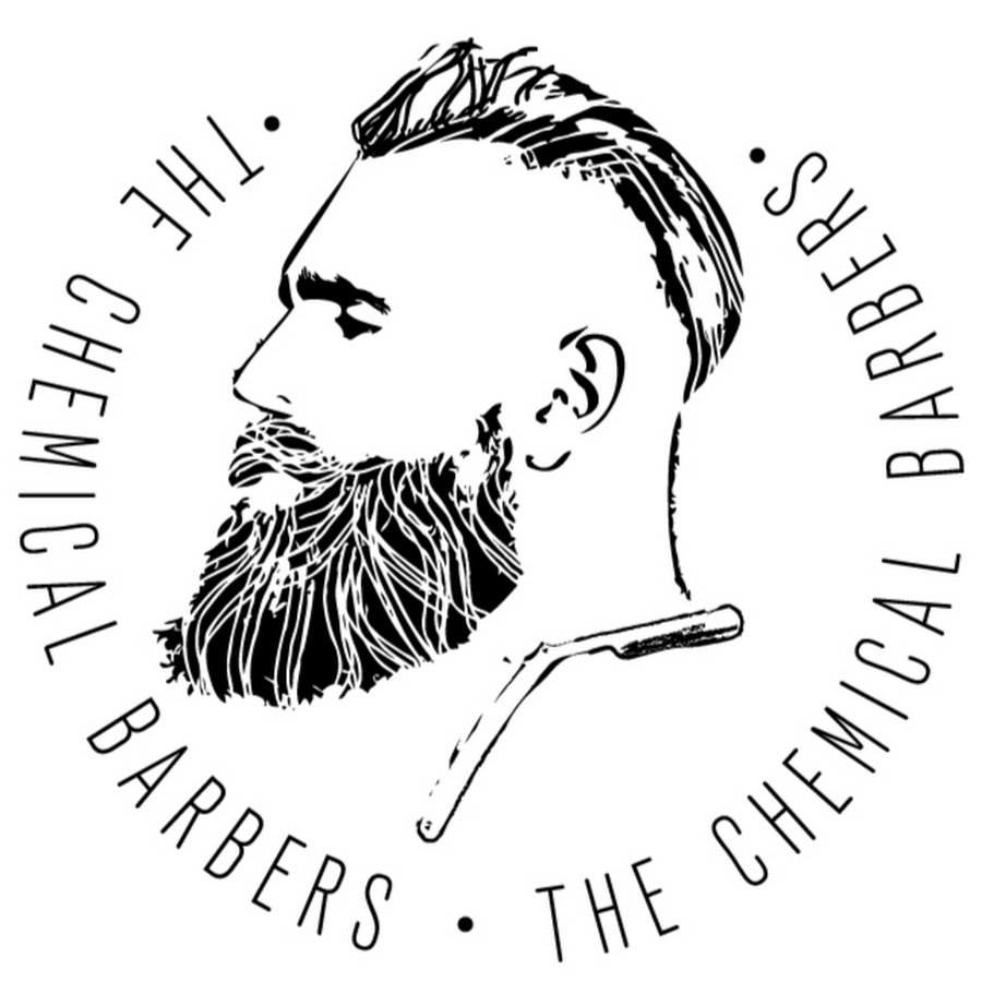 The chemical barbers. Чемикал барбер. Барбер эмблема. The Chemical Barbers logo. Барбершоп клипарт.