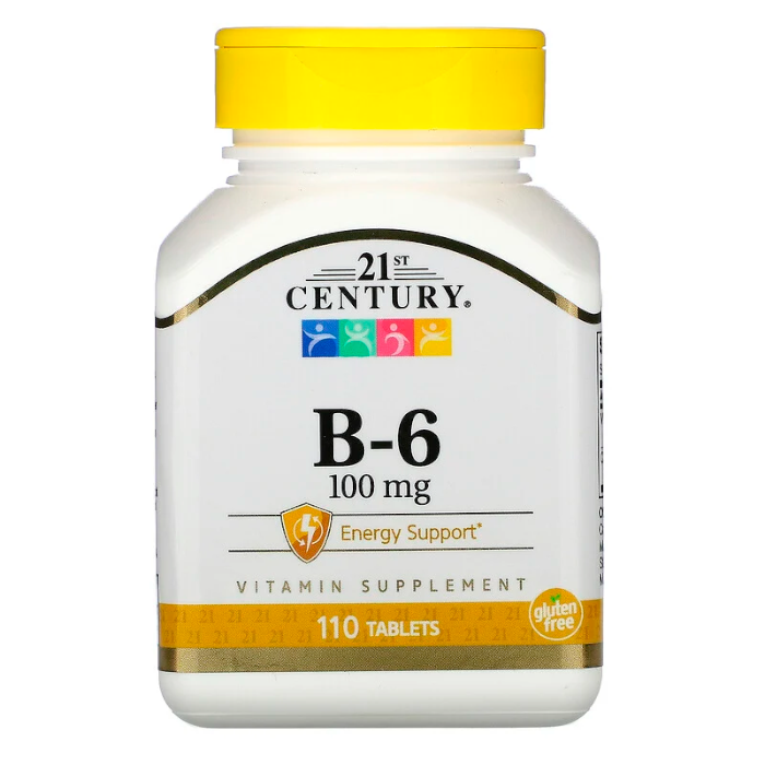21st Century - витамин B-6, 100 мг, 110 таблеток