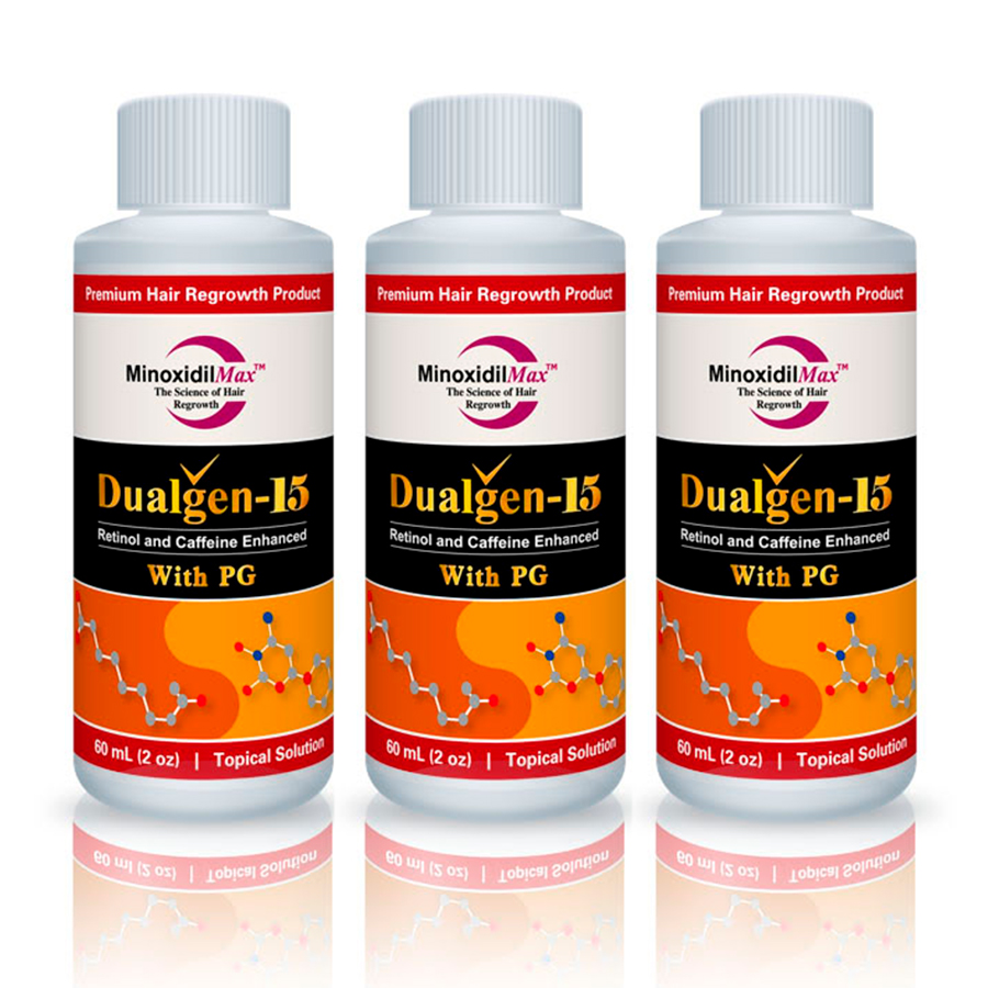 Миноксидил Dualgen 15% - 3 флакона