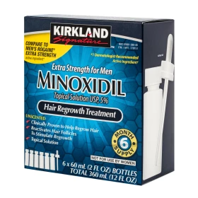 Миноксидил Киркланд 5% - 6 флаконов, оригинальная пипетка цена и фото