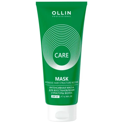 Интенсивная маска для восстановления структуры волос "CARE" OLLIN Professional, 200 мл