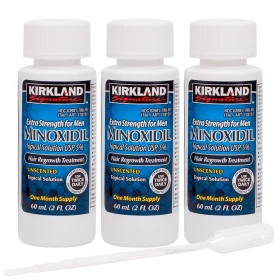 миноксидил киркланд 5% 2 флакона подарок биотин biofoods 5000 мкг Миноксидил Киркланд 5% - 3 флакона