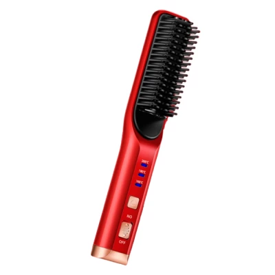 Выпрямитель для волос и бороды CNAIER AE-506 красный