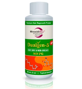Миноксидил Dualgen NO PG FAST DRY 5% - 1 флакон миноксидил dualgen 15% 1 флакон