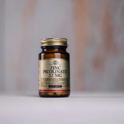 Цинк пиколинат Solgar, 22 мг, 100 таб