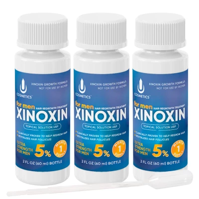 Ксиноксин XINOXIN UNO 5%, 3 флакона + неоригинальная пипетка