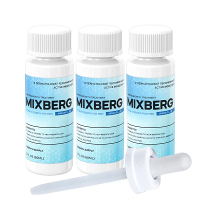 Миноксидил Mixberg 5%, 3 флакона + оригинальная пипетка