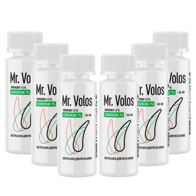 Mr. Volos 7% - 6 флаконов + оригинальная пипетка