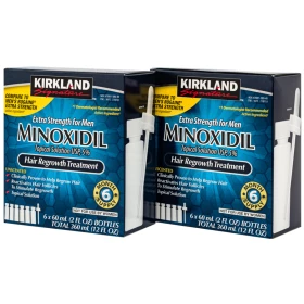 миноксидил киркланд 5% 4 флакона Миноксидил Киркланд 5% - 12 флаконов, оригинальная пипетка